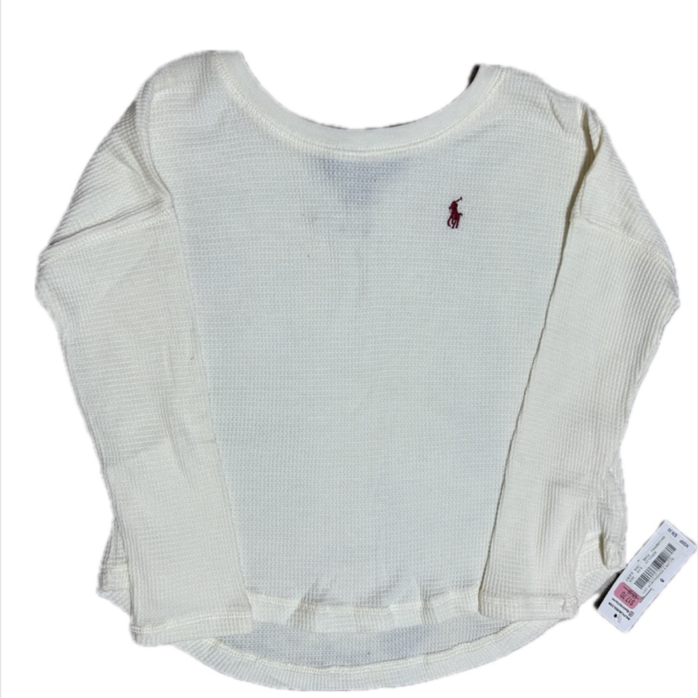 Boys Size 5 Polo Ralph Lauren Waffle Long Sleeve